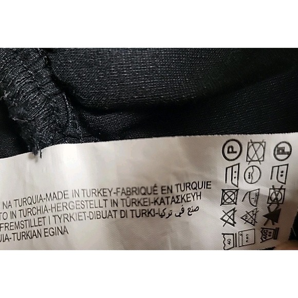 Zara SZ S Corset Top Black Cropped Ruffle Side Zip Elastic Back Linen Blend - Picture 8 of 8